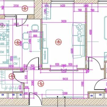 Сдается 2-х комнатная квартира, 60 м²