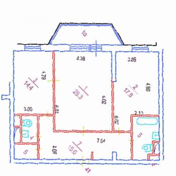 Продается 2-х комнатная квартира, 86,4 м²