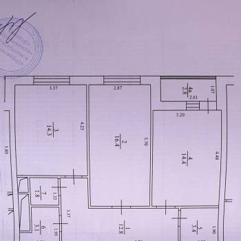 Сдается 2-х комнатная квартира, 69 м²