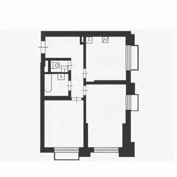 Сдается 2-х комнатная квартира, 46,6 м²