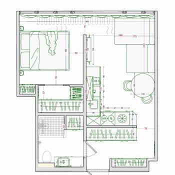 Продается 1-комнатная квартира, 34,2 м²