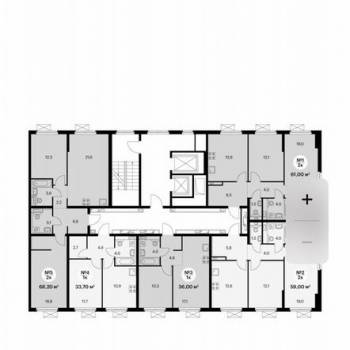 Продается 1-комнатная квартира, 33,3 м²