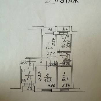 Продается Многокомнатная квартира, 75,8 м²