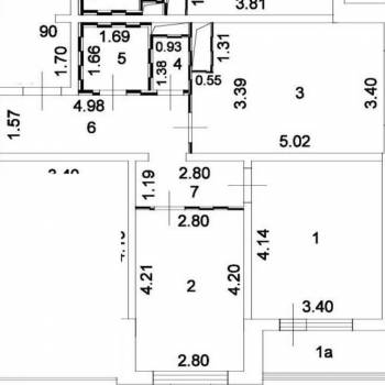 Продается 2-х комнатная квартира, 57,2 м²