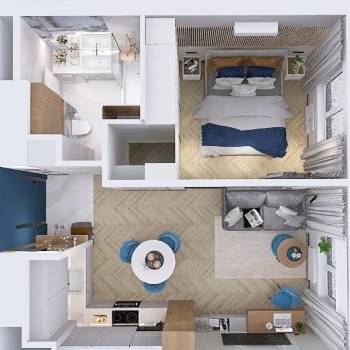 Сдается 1-комнатная квартира, 38 м²