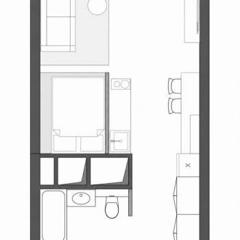 Сдается 1-комнатная квартира, 30 м²