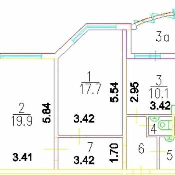 Продается 2-х комнатная квартира, 65 м²