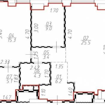 Продается 3-х комнатная квартира, 69 м²