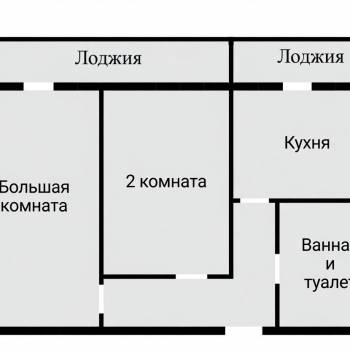 Продается 2-х комнатная квартира, 47,5 м²