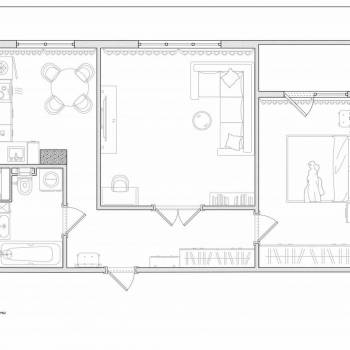 Продается 2-х комнатная квартира, 53 м²