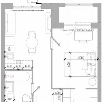 Сдается 1-комнатная квартира, 38 м²