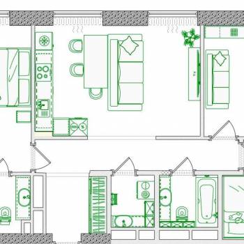 Продается 3-х комнатная квартира, 88,6 м²