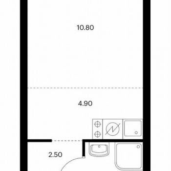 Продается 1-комнатная квартира, 20,5 м²