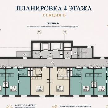 Продается 1-комнатная квартира, 35,5 м²