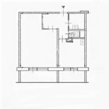 Продается 1-комнатная квартира, 39,4 м²