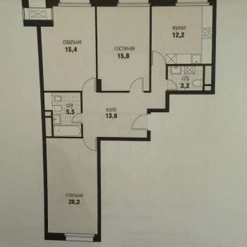 Продается 3-х комнатная квартира, 86,1 м²