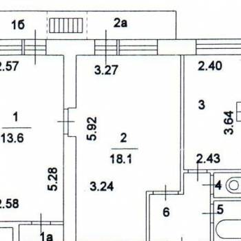 Сдается 2-х комнатная квартира, 46,4 м²