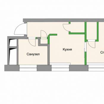 Сдается 1-комнатная квартира, 30 м²