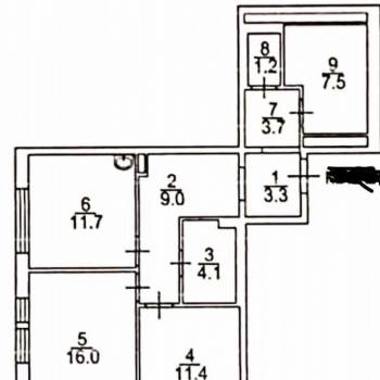 Сдается 2-х комнатная квартира, 67,9 м²