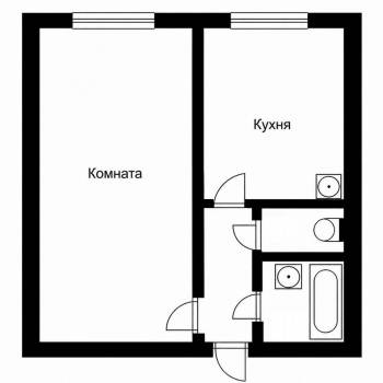 Сдается 1-комнатная квартира, 38,7 м²