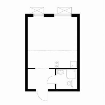 Продается 1-комнатная квартира, 25 м²