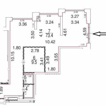 Сдается Нежилое помещение, 82 м²