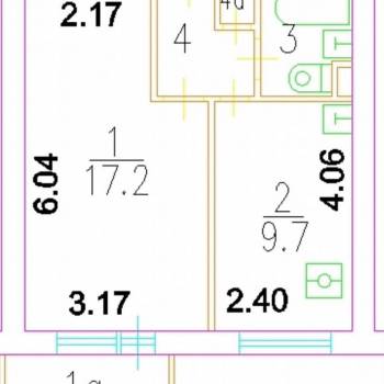 Сдается 1-комнатная квартира, 33 м²