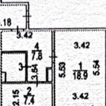 Продается 1-комнатная квартира, 38,3 м²