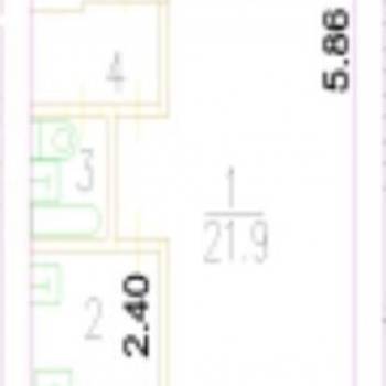 Продается 1-комнатная квартира, 31,9 м²