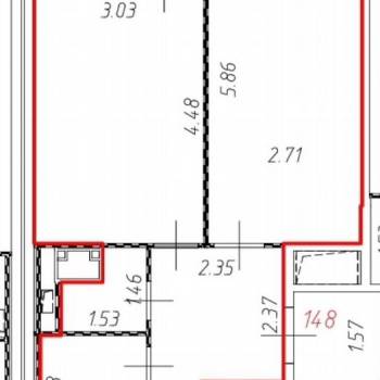 Сдается 1-комнатная квартира, 45 м²