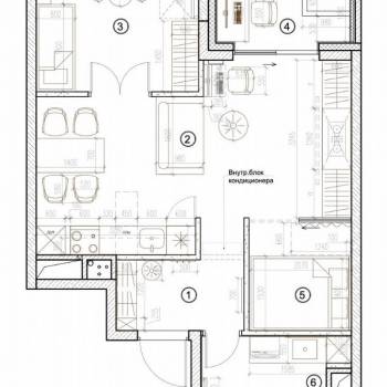 Сдается 1-комнатная квартира, 45 м²
