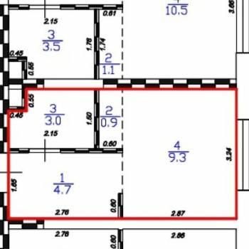 Продается 1-комнатная квартира, 17,9 м²