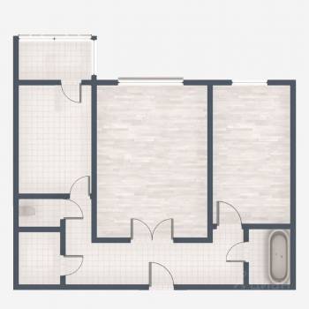 Сдается 2-х комнатная квартира, 60,2 м²
