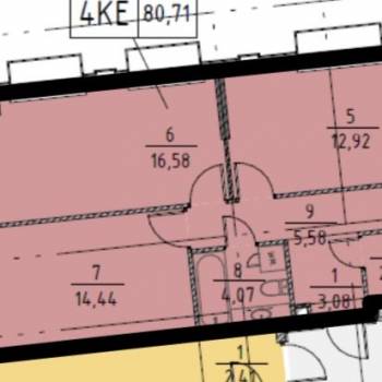 Продается 3-х комнатная квартира, 81,1 м²