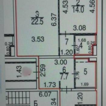 Сдается 2-х комнатная квартира, 69 м²