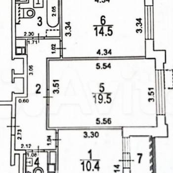 Продается 2-х комнатная квартира, 60 м²