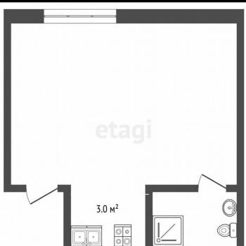 Продается 1-комнатная квартира, 28 м²