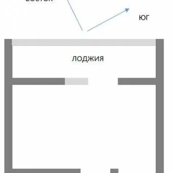 Продается 1-комнатная квартира, 28,6 м²