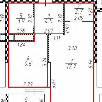 Продается 1-комнатная квартира, 40,2 м²