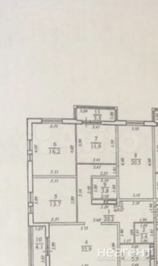 Продается Многокомнатная квартира, 118,1 м²