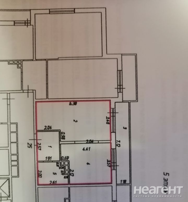 Продается 1-комнатная квартира, 47 м²