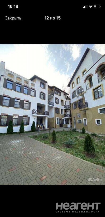 Продается 1-комнатная квартира, 45,7 м²