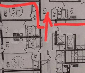 Продается 2-х комнатная квартира, 65,1 м²