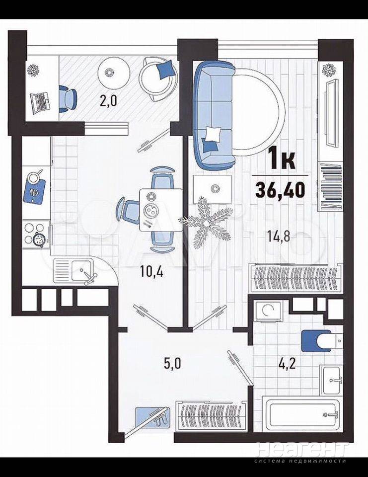 Сдам 1-комнатную квартиру, ЖК Босфор, ул. Алексея Матвейкина