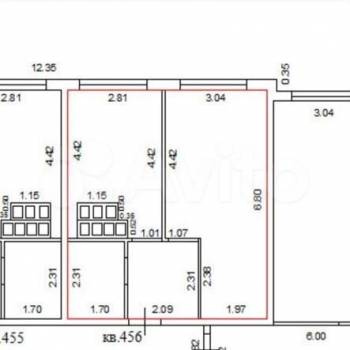 Продается 1-комнатная квартира, 39 м²