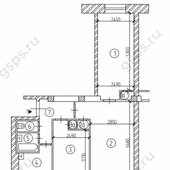Продается 3-х комнатная квартира, 60,5 м²