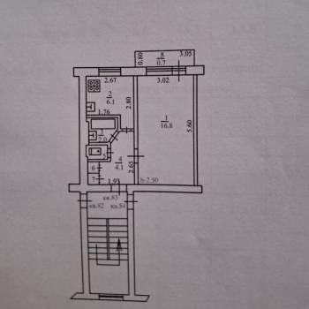 Продается 1-комнатная квартира, 30 м²
