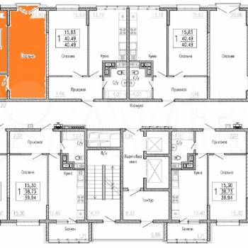 Сдается 2-х комнатная квартира, 68,6 м²
