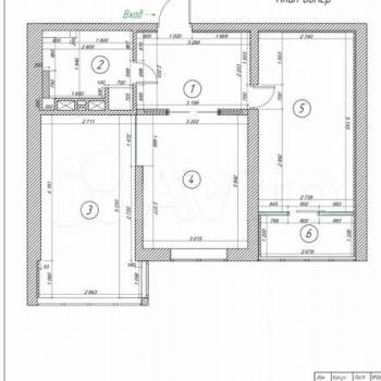 Продается 2-х комнатная квартира, 57 м²