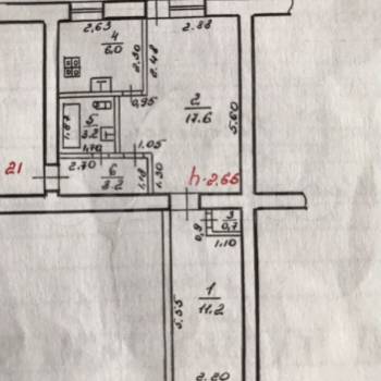 Сдается 2-х комнатная квартира, 42 м²